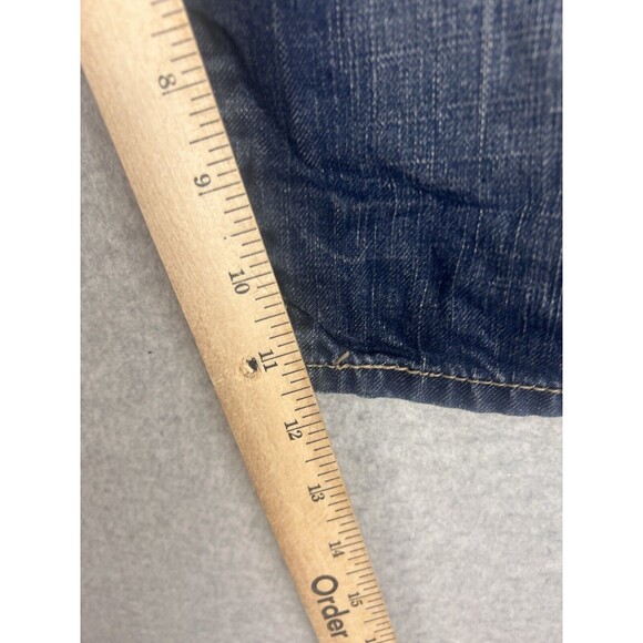 Men's Levi 569 Loose Straight Below Knee Denim Shorts Size 42  Waist - Picture 11 of 12